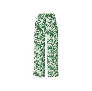 esmara® Dámske letné nohavice (38, zelená/béžová)
