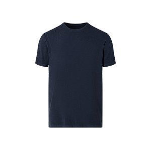 LIVERGY® Pánske bavlnené tričko (S (44/46), navy modrá)
