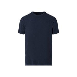 LIVERGY® Pánske bavlnené tričko (M (48/50), navy modrá)