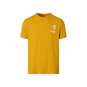 LIVERGY® Pánske bavlnené tričko (S (44/46), žltá)
