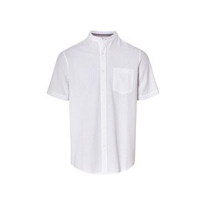 LIVERGY® Pánska voľnočasová košeľa (S (37/38), biela)