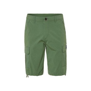 LIVERGY® Pánske cargo bermudy (48, zelená)