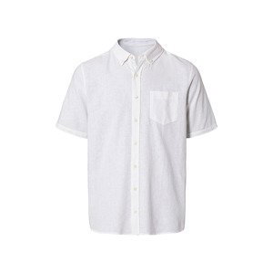 LIVERGY® Pánska košeľa s krátkym rukávom „Regular fit“ (XXL (45/46), biela)