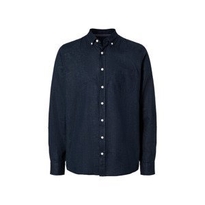 LIVERGY® Pánska košeľa „Regular fit“ (M (39/40), námornícka modrá)