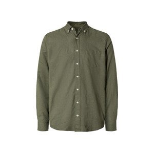 LIVERGY® Pánska košeľa „Regular fit“ (S (37/38), zelená)