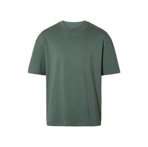 LIVERGY® Pánske oversize tričko (L (52/54), zelená)