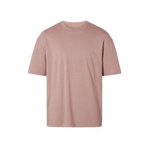 LIVERGY® Pánske oversize tričko (S (44/46), rosé)