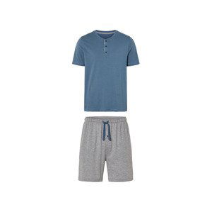 LIVERGY® Pánske pyžamo (XXL (60/62), modrá/sivá)