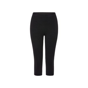 esmara® Dámske capri legíny s BIO bavlnou (XS (32/34), čierna)