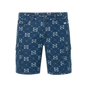 LIVERGY® Pánske rifľové šortky LIDL (30, vzor/modrá)