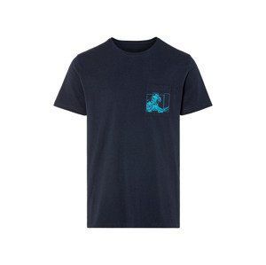 LIVERGY® Pánske tričko (L (52/54), námornícka modrá)