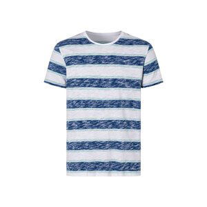 LIVERGY® Pánske tričko (S (44/46), modrá/biela)