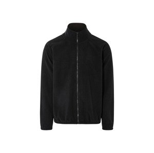 LIVERGY® Pánska flísová bunda (XL (56/58), čierna)