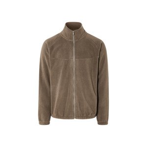 LIVERGY® Pánska flísová bunda (XL (56/58), hnedá)