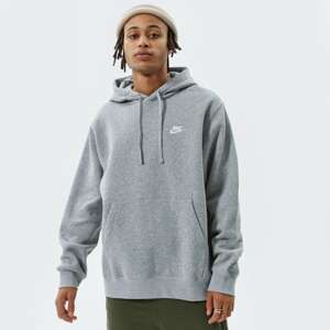 Nike S Kapucňou Sportswear Club Fleece Sivá EUR L