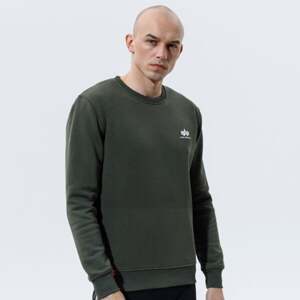 Alpha Industries Basic Sweater Small Logo Khaki EUR XXL