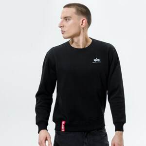 Alpha Industries Basic Sweater Small Logo Čierna EUR M