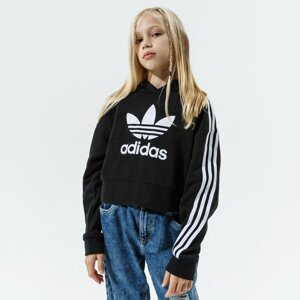 Adidas S Kapucňou Cropped Hoodie Girl Čierna EUR 152