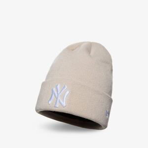 New Era Wmns Pop Beanie Nyy Stn New York Yankee Béžová EUR ONE SIZE