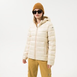 Champion Hooded Polyfilled Jacket Béžová EUR S