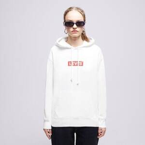 Levi's S Kapucňou Boxtab Hood Wht/red Biela EUR M