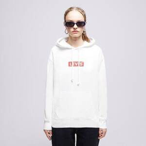 Levi's S Kapucňou Boxtab Hood Wht/red Biela EUR S