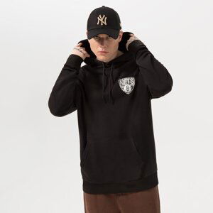 New Era S Kapucňou Infill Team Logo Nets Brooklyn Net Čierna EUR L