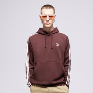 Adidas S Kapucňou 3-Stripes Hoody Hnedá EUR M