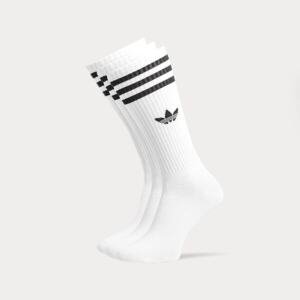 Adidas Ponožky 3-Pack Solid Socks High Crew Biela EUR 37-39