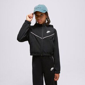 Nike Súprava G Nsw Hr Tracksuit Hd Fz Girl Čierna EUR 128-137