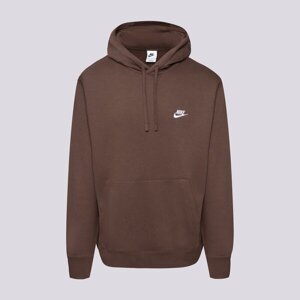 Nike S Kapucňou Sportswear Club Fleece Hnedá EUR L