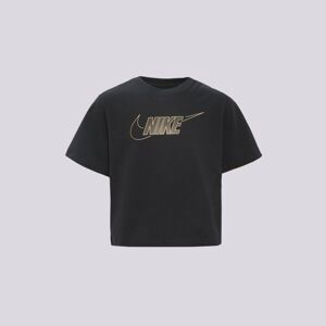 Nike G Nsw Tee Boxy Metallic Hbr Girl Čierna EUR 128-137