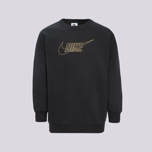 Nike G Nsw Club Flc Bf Crew Ls Shne Girl Čierna EUR 137-147