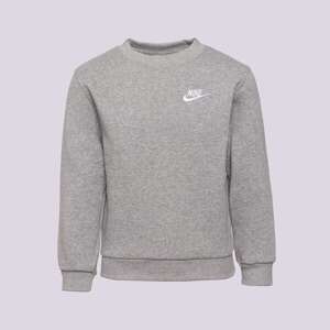 Nike Nsw Club Flc Crew Ls Lbr Sivá EUR 128-137