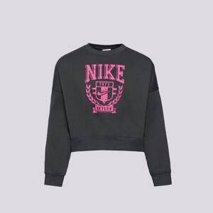 Nike G Nsw Trend Flc Crew Prnt Girl Sivá EUR 137-147