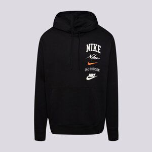 Nike S Kapucňou M  Nk Club Bb Po Hdy Stack Gx Čierna EUR L