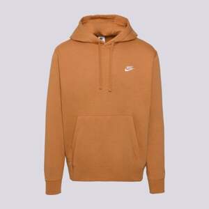 Nike S Kapucňou Sportswear Club Fleece Hnedá EUR L