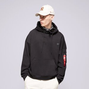 Alpha Industries S Kapucňou  Alpha Essentials Rl Hoo Čierna EUR M