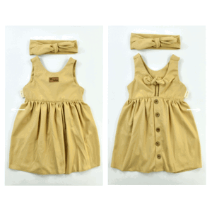 Popshops Dievčenské letné šaty - Regina, smotanové veľkosť: 1-2 rok
