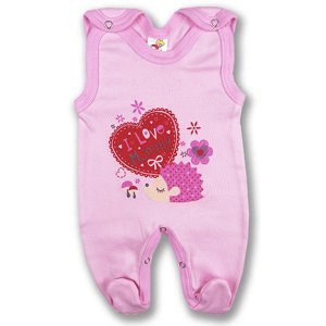 BABY´S WEAR Dupačky pre bábätká - Mummy, ružové veľkosť: 56 (0-2m)