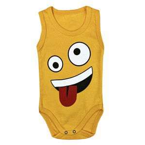 Baby Cool Kojenecké tielkové body - Emoji Funny veľkosť: 68 (4-6m)