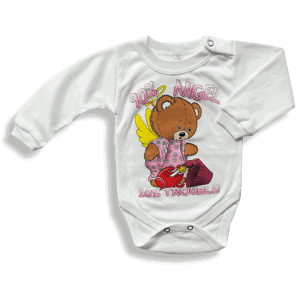 BABY´S WEAR Detské body - ANGEL1 veľkosť: 62 (2-4m)