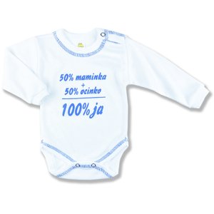 BABY´S WEAR Detské body - Maminka-Ocinko veľkosť: 56 (0-2m)