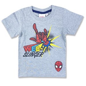 Cactus Clone Detské tričko na krátky rukáv - Spiderman, sivé veľkosť: 110