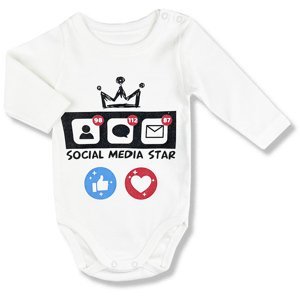 Detské body - Social Media Star, Lullaby veľkosť: 6 mesiac