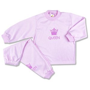 BABY´S WEAR Detské pyžamo - Queen, ružové veľkosť: 116