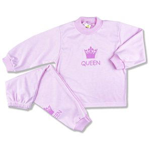 BABY´S WEAR Detské pyžamo - Queen, ružové veľkosť: 116 (6rokov)