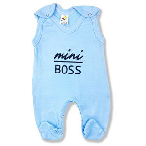 BABY´S WEAR Dupačky pre bábätká - Mini BOSS, modré veľkosť: 56