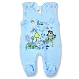 BABY´S WEAR Dupačky pre bábätká - Bear, modré veľkosť: 56 (0-2m)