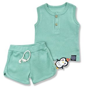 Baby Cool (oblečenie s MALOU VADOU)-2dielny  letný set s tričkom veľkosť: 12 mesiac